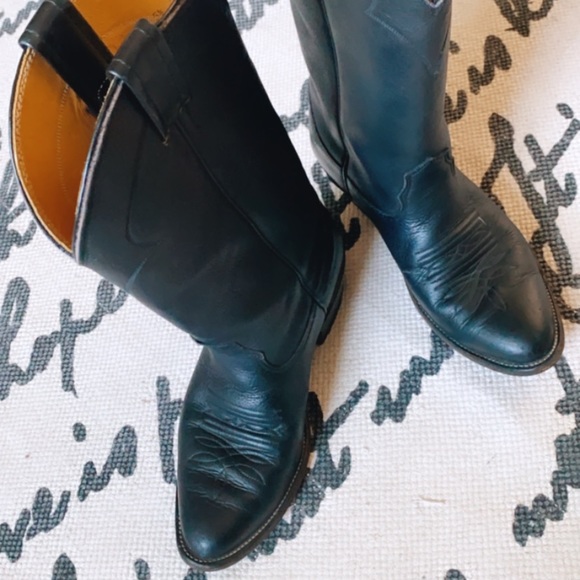 Nocona Shoes - Wester Nocona black cowboy boots